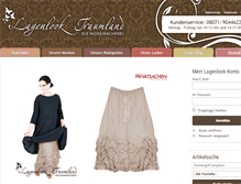 Tablet Screenshot of lagenlook-traumland.de